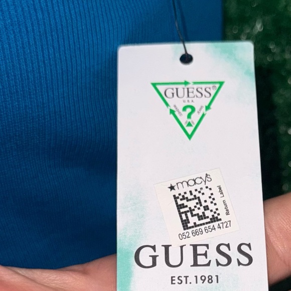 Guess Vibrant Blue Sleeveless Top - Picture 3 of 5